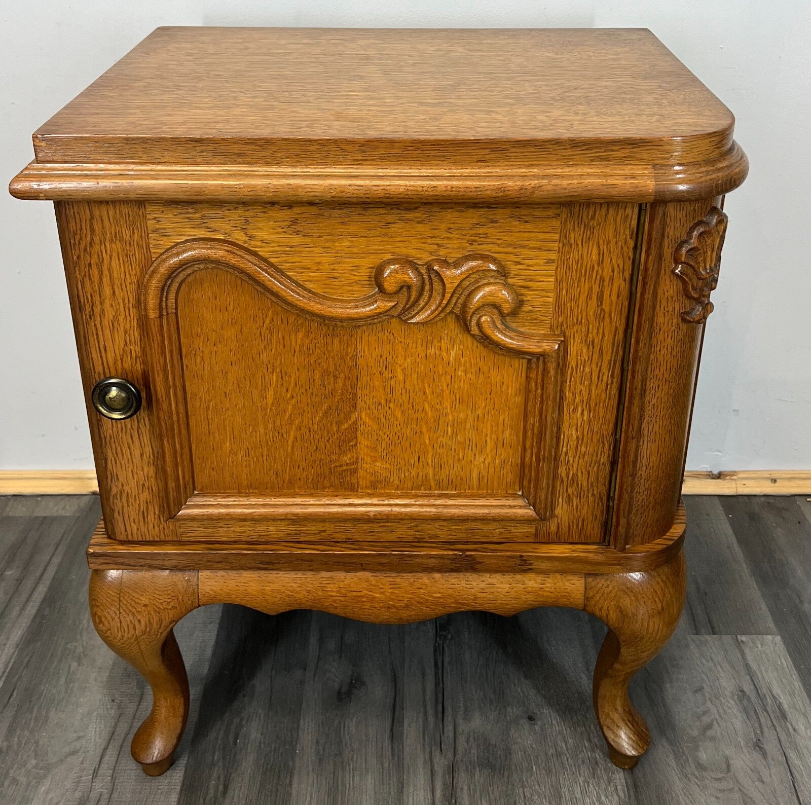 Pair of Bedside Tables Vintage French Louis XVI Nightstands Cabinets LOT 34503
