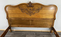 Bed Vintage French Louis XVI Double Bed Frame Oak Carved Headboard LOT 46126
