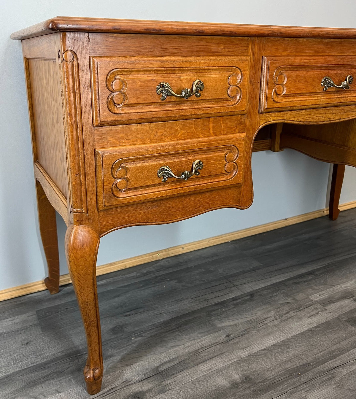 Sideboard Vintage French Louis XIV Style 5 Drawers Storage Unit Cabinet LOT 35693
