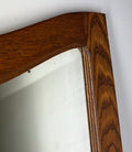 Mirror Antique French Style Oak Wall Mirror Decorative Frame LOT 31182
