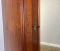 Wardrobe Antique French Style Mahogany Mirrored Carved Armoire Cabinet LOT 61577