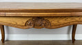 Dining Table Vintage French Louis XVI Carved Oak Extendable Table LOT 63587