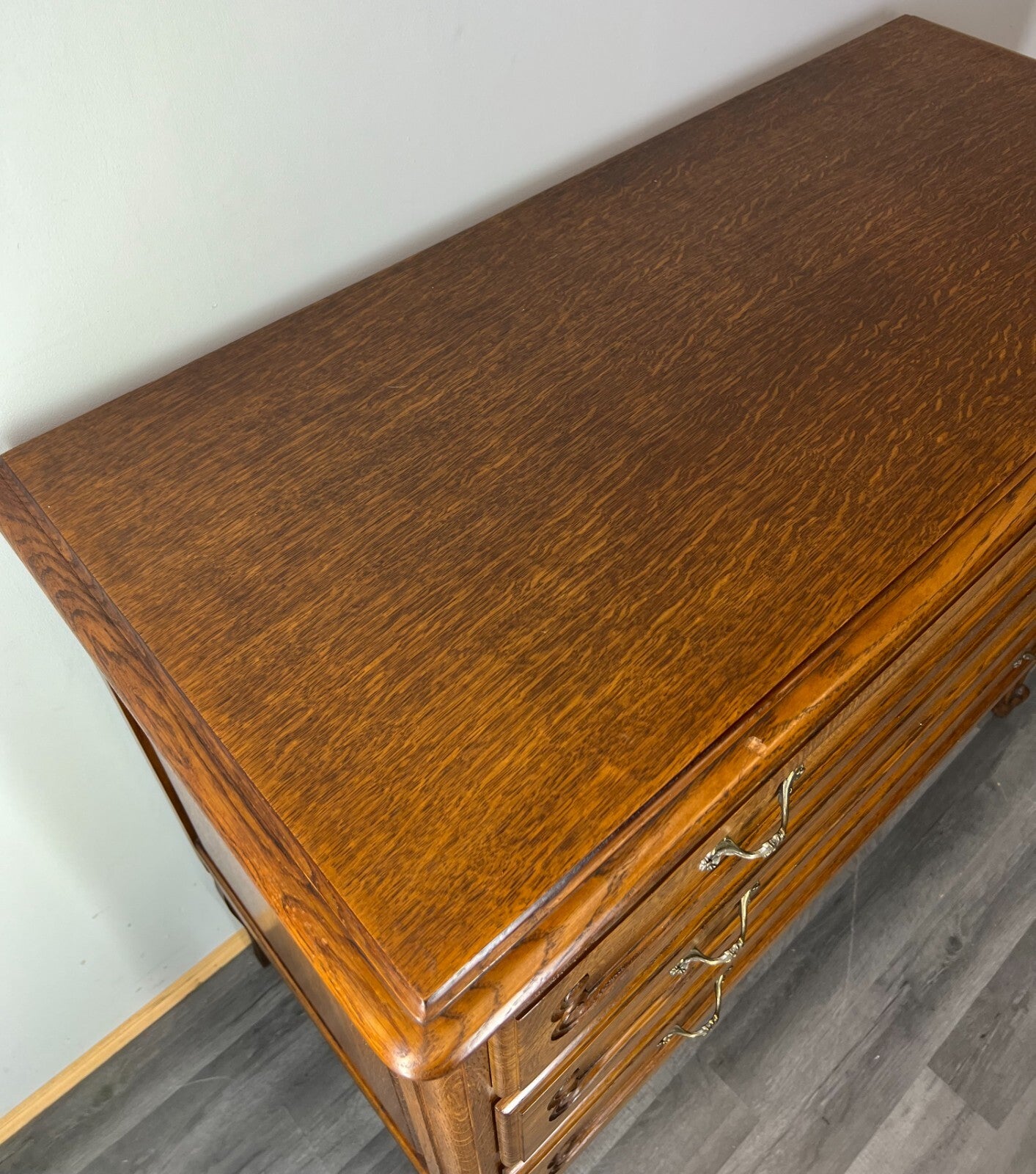 Chest of Drawers Vintage French Louis XIV Sideboard Carved Cabinet LOT 31934