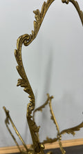 Newspaper Rack Vintage French Style Brass Magazine Stand LOT 463311