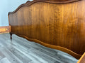 Bed Frame Vintage French Louis XVI Style  King Size Carved Panel LOT 40958