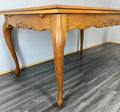Dining Table Vintage French Louis XVI Carved Oak Extendable Table  LOT 45805