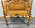 French Vintage Oak Bedside Tables Pair Cupboards Cabinets Louis XVI LOT 3943