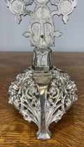 Crucifix Vintage French Style Religious Cross Ornate Stand LOT 465212