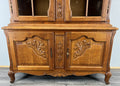 Bookcase Vintage French Louis XIV Style Oak Display Cabinet Sideboard LOT 44817