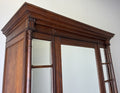 Wardrobe Antique French Style Oak Mirrored Two Drawers Carved Armoire LOT 6541