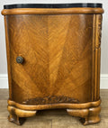 Pair of Bedside Tables Antique French Art Deco Marble Top Cabinets LOT 63514