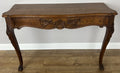 Table with Mirror Antique French Louis Oak Wall Mirror Console Table LOT 64022