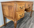 Cabinet Vintage French Louis XVI  TV stand  Carved Desk Oak Sideboard LOT 45157