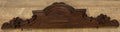 Pediment Antique French Style Oak Hand Carved Decorative Crest LOT 61731