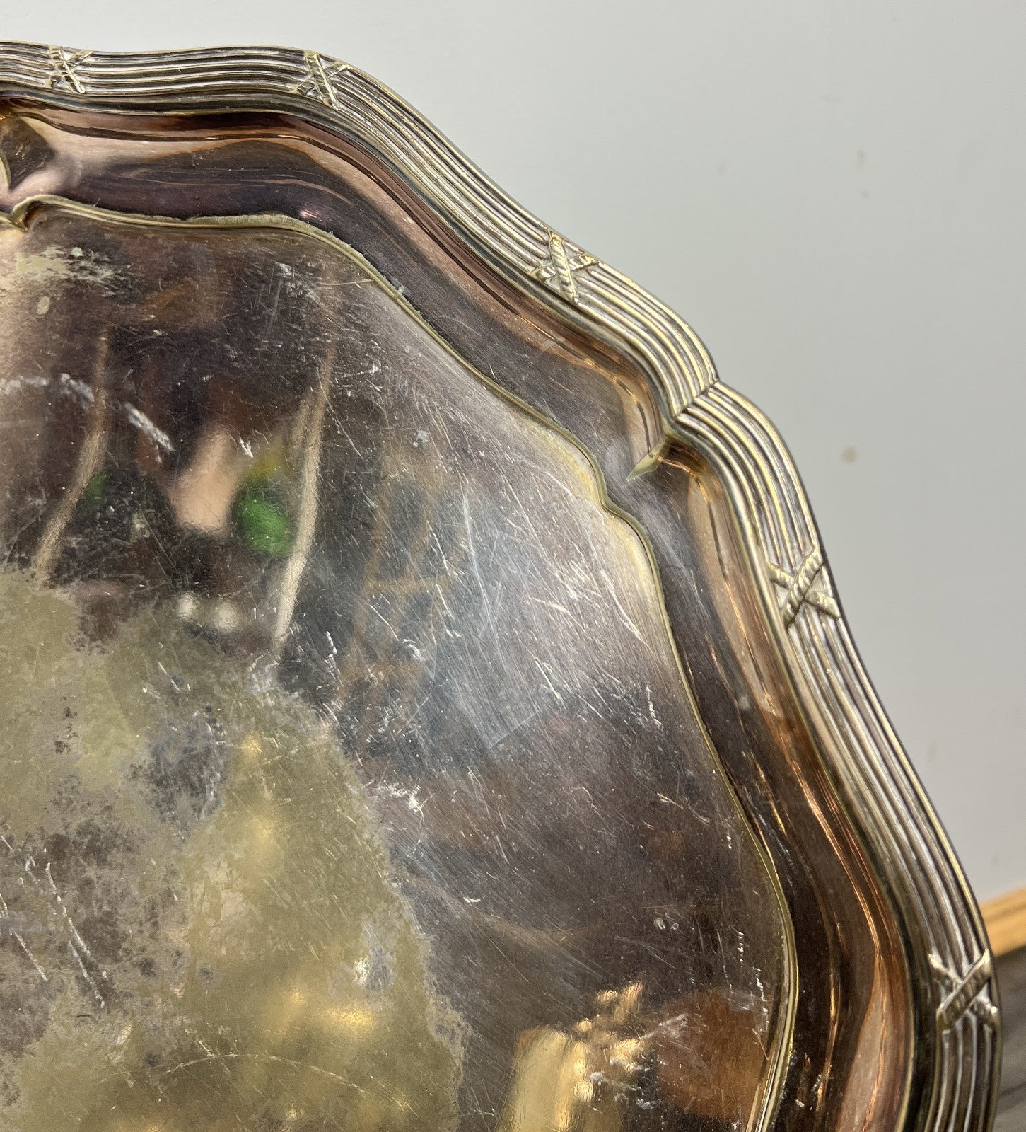 Vintage French Tea and Coffee Set Silver Plated 6-Piece with Tray LOT 441715