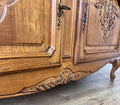 Bookcase Vintage French Louis XIV Style Oak Display Cabinet Sideboard LOT 489010