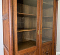 Bookcase Antique French Style Glazed Display Cabinet Oak Sideboard LOT 6462