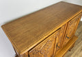 Cabinet Vintage French Louis XVI Oak Display Buffet Carved Sideboard LOT 63168