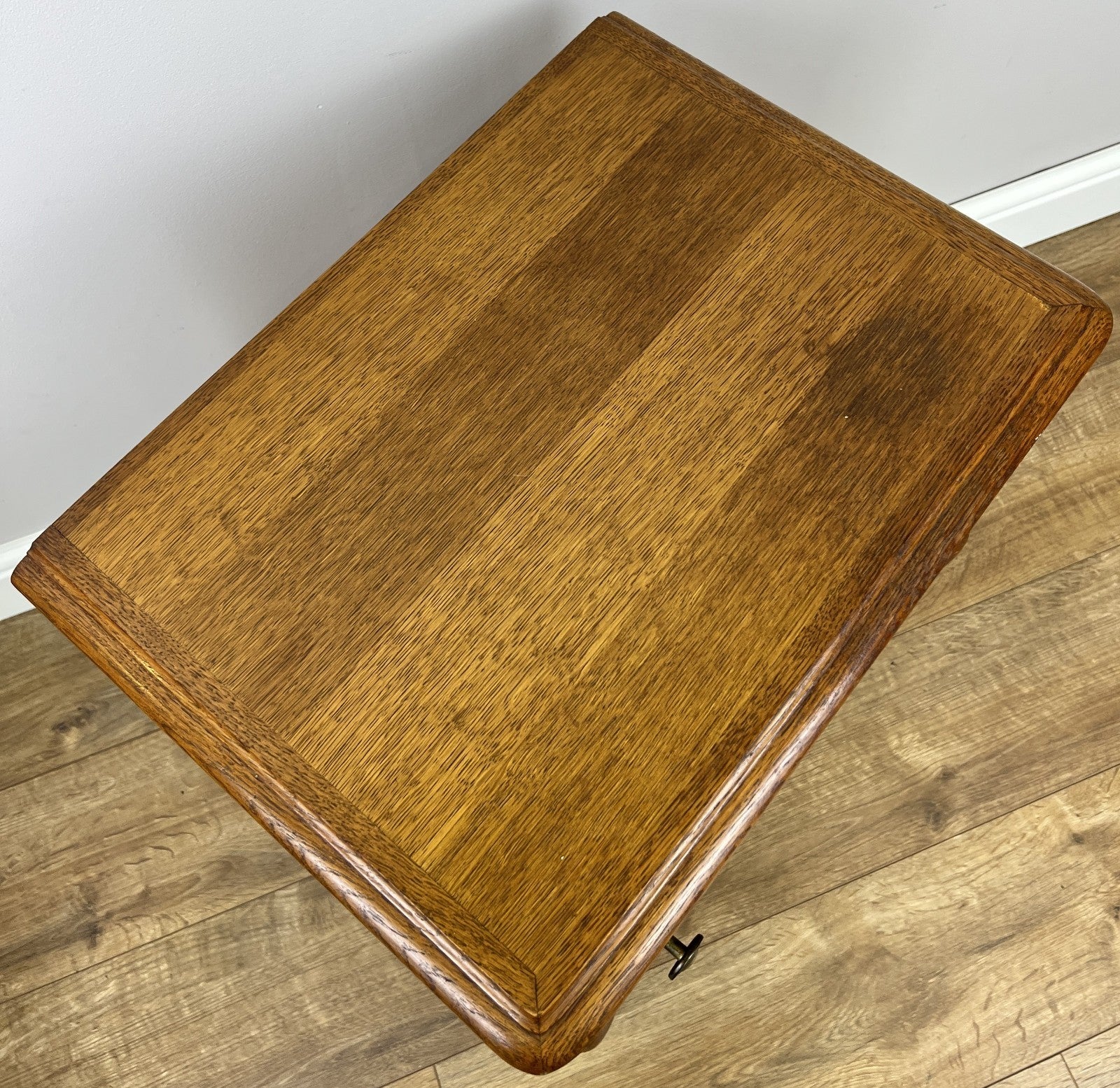 Pair of Bedside Tables Vintage French Louis Oak Nightstands Cabinets LOT 621110