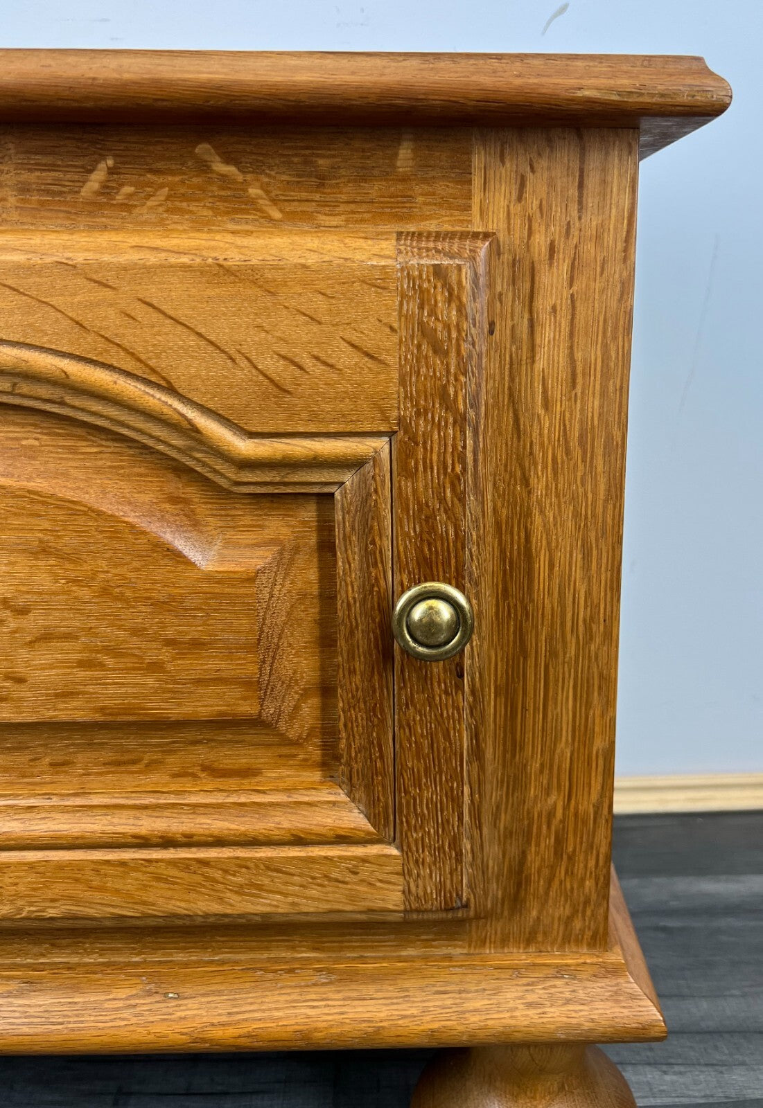 Pair of Bedside Tables Vintage French Style Cabinets Carved Cupboards LOT 17865