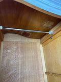 Wardrobe Vintage French Louis XVI Shabby Chic Four Door Oak Armoire LOT 616520