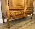 Cabinet Vintage French Louis XIV Style Sideboard Oak Carved Cupboard LOT 62687