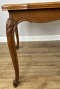 Dining Table Vintage French Louis XVI Carved Oak Extendable Table LOT 63576