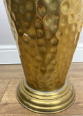 Umbrella Stand Vintage Style Brass Hall Stick Holder Hammered Finish LOT 60203