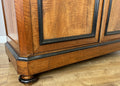 Wardrobe Antique French Style Walnut Two Door Carved Armoire Cabinet LOT 61327