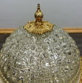 Vintage Plafonnier Crystal Ceiling Light Vintage Flush Mount Lamp Lot 4040