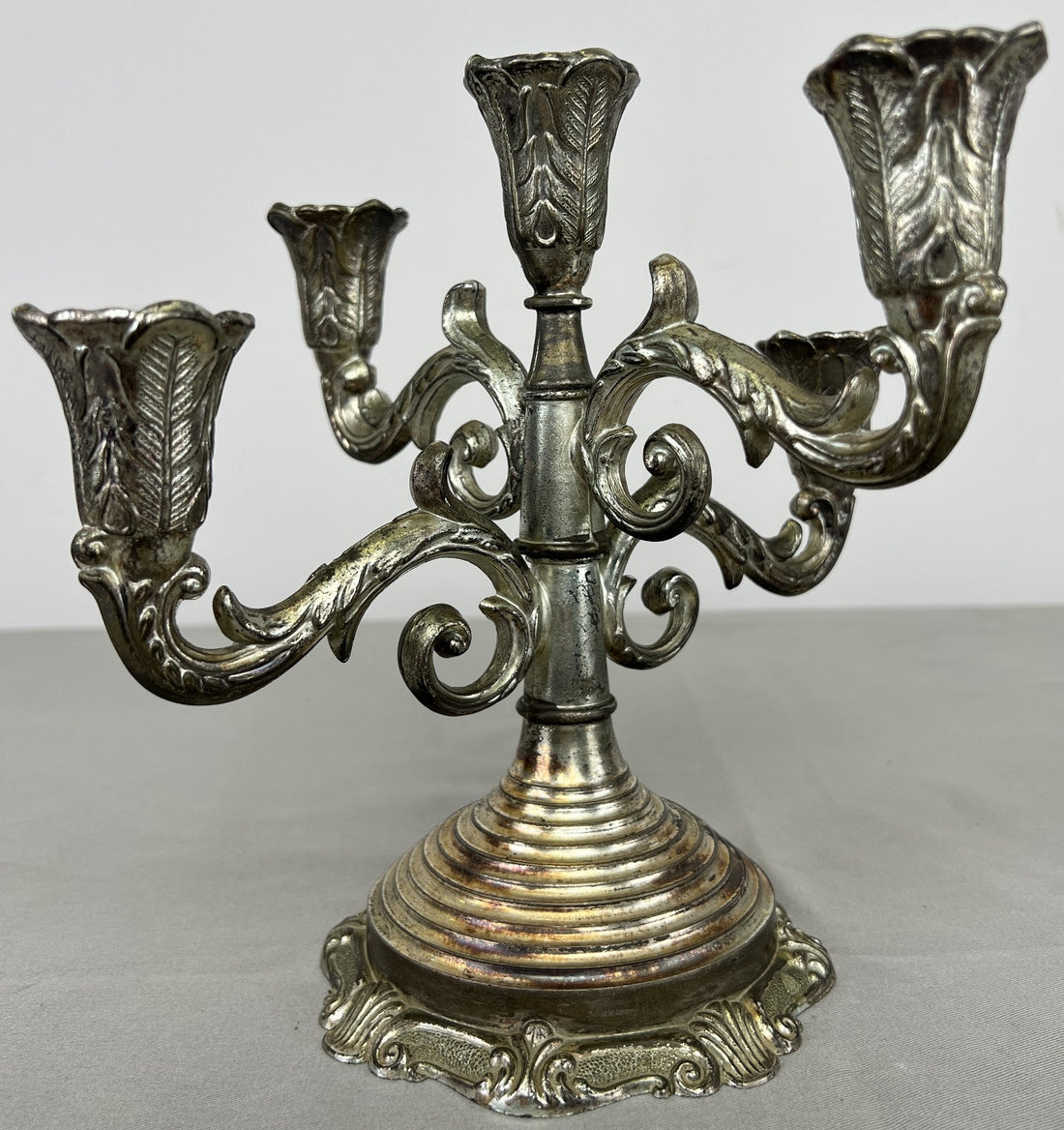 Candelabra Vintage French Style 5 Arm Decorative Ornate Candle Holder LOT 64290