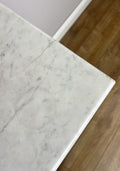Bedside Table Antique French Style Marble Top Oak Cabinet Nightstand LOT 62407