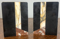 Clock Vintage French Style Art Deco Marble Mantel Clock Set LOT 47642