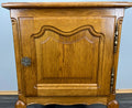 Pair of Bedside Tables Vintage French Louis Oak Nightstands Cabinets LOT 35174