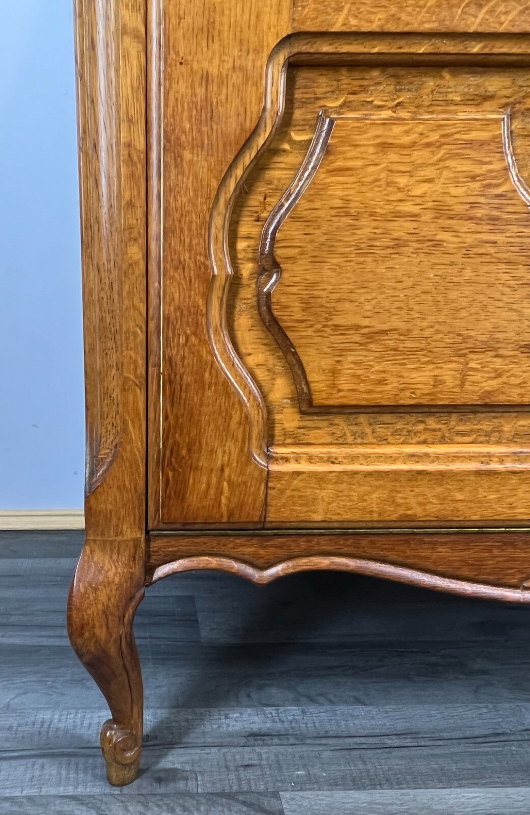 Cabinet Vintage French Louis XIV Storage Sideboard Carved Cupboard LOT 17994