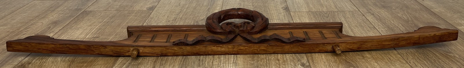 Pediment Antique French Oak Carved Decorative Furniture Crest LOT 60905