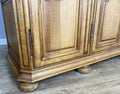 Wardrobe Vintage French Style Oak Four Door Carved Armoire Cabinet LOT 61165