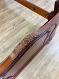 Bed Vintage French Louis XVI King Size Bed Frame Carved Headboard LOT 640313