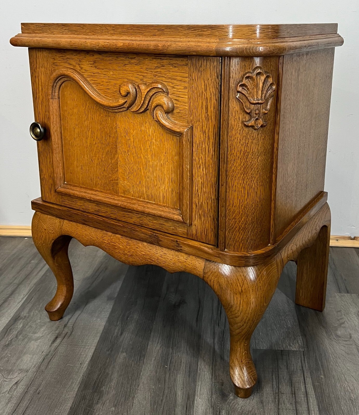 Pair of Bedside Tables Vintage French Louis XVI Nightstands Cabinets LOT 34502