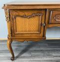Cabinet Vintage French Louis XVI Style Sideboard Carved Doors Cupboard LOT 44825