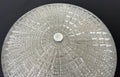 Ceiling Lamp Vintage French Style Patterned Glass Flush Mount LOT 6480
