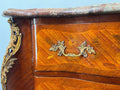 Chest of Drawers Vintage French Style Marble Top Walnut Cabinet LOT 47818