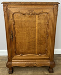 Cabinet Vintage French Style Oak Sideboard with Carved Cupboard LOT 62481