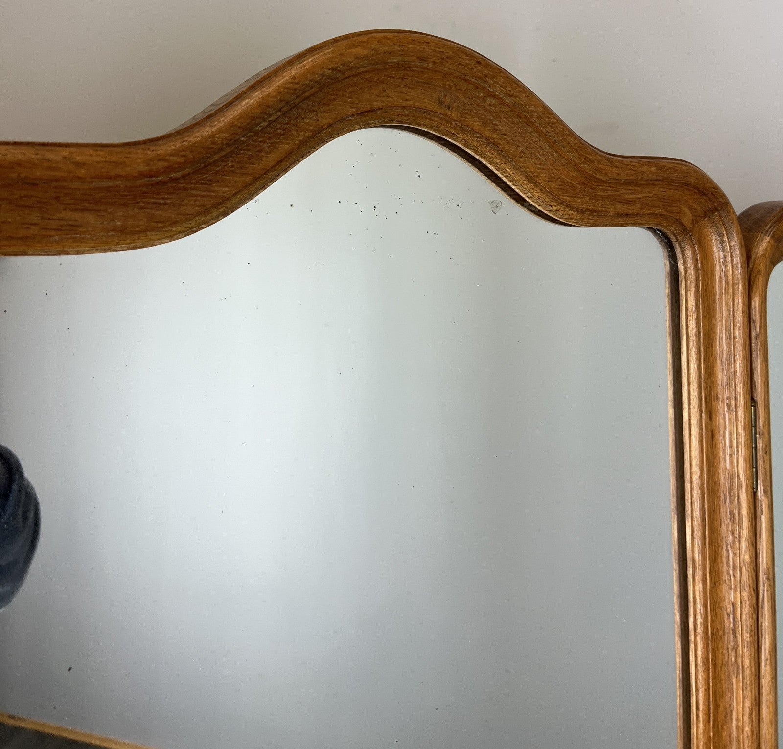 Vintage Dressing Table with Mirror French Oak Louis Vanity Table Makeup LOT 45644