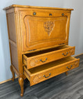 Cabinet Vintage French Louis XIV Style Bureau Sideboard Carved Cupboard LOT 35513