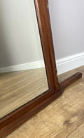 Mirror Antique French Walnut Wall Mirror Carved Decorative Frame LOT 61387