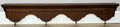 Coat Rack Antique French Carved Oak Wall Mounted 4 Hooks Rack Hanger LOT 62071