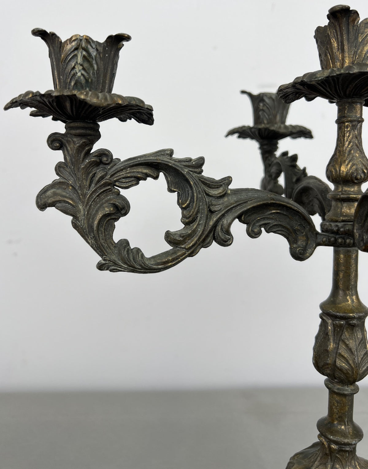 Candelabra Vintage French Style Metal Five Arm Ornate Candle Holder LOT 64247