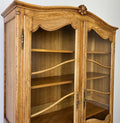 Bookcase Vintage French Louis XVI Oak Display Cabinet Carved Sideboard LOT 63466