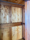 Wardrobe Antique French Style Oak Mirrored Two Drawers Carved Armoire LOT 6541
